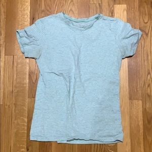 Teal/ grey T